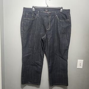 Talbots Women's Straight Jeans Size 20W Black